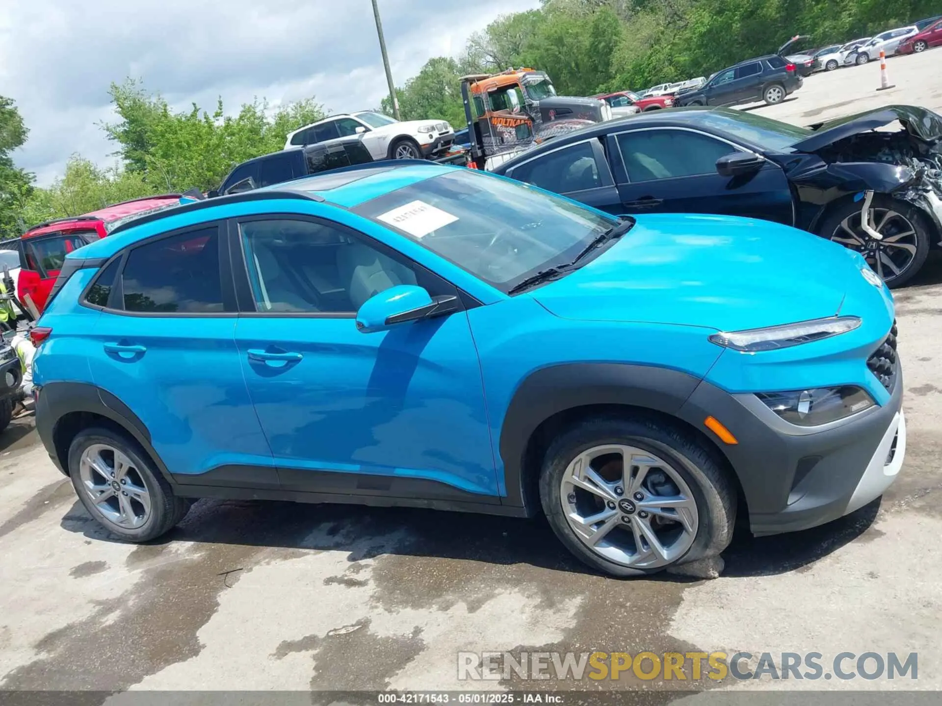 14 Photograph of a damaged car KM8K32AB8NU770762 HYUNDAI KONA 2022