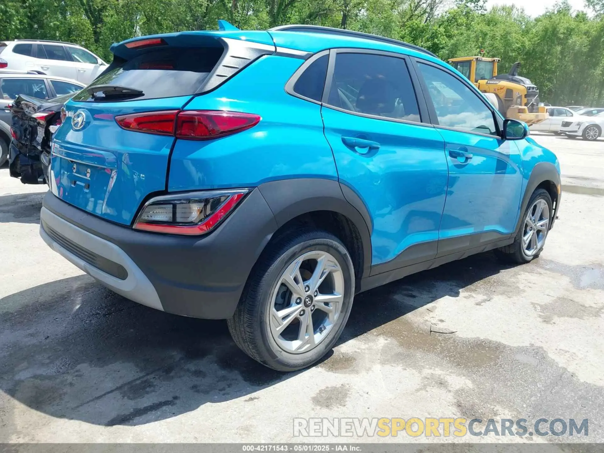 4 Photograph of a damaged car KM8K32AB8NU770762 HYUNDAI KONA 2022