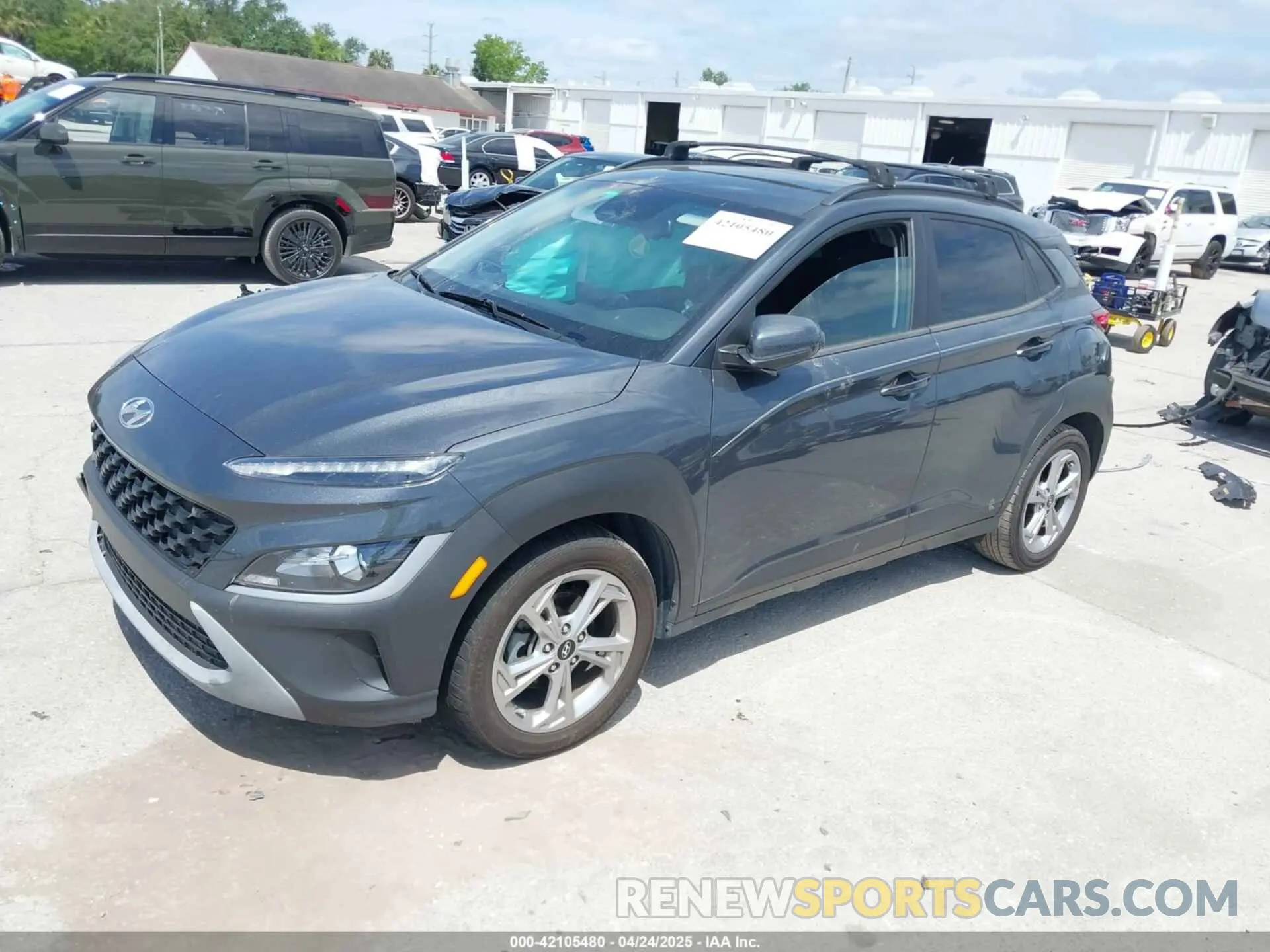 2 Photograph of a damaged car KM8K32AB9NU915730 HYUNDAI KONA 2022