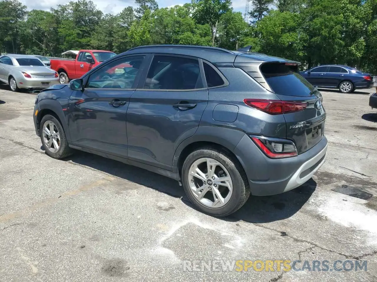 2 Photograph of a damaged car KM8K32ABXNU794013 HYUNDAI KONA 2022