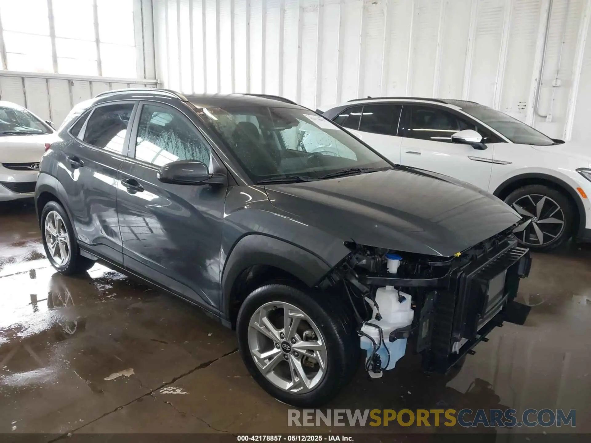 1 Photograph of a damaged car KM8K32ABXNU880163 HYUNDAI KONA 2022