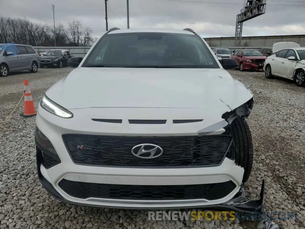 5 Photograph of a damaged car KM8K33A30NU901021 HYUNDAI KONA 2022