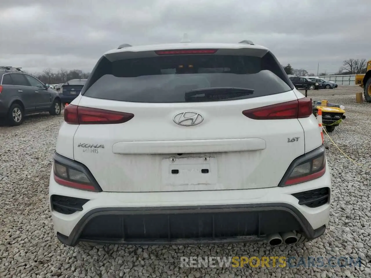 6 Photograph of a damaged car KM8K33A30NU901021 HYUNDAI KONA 2022