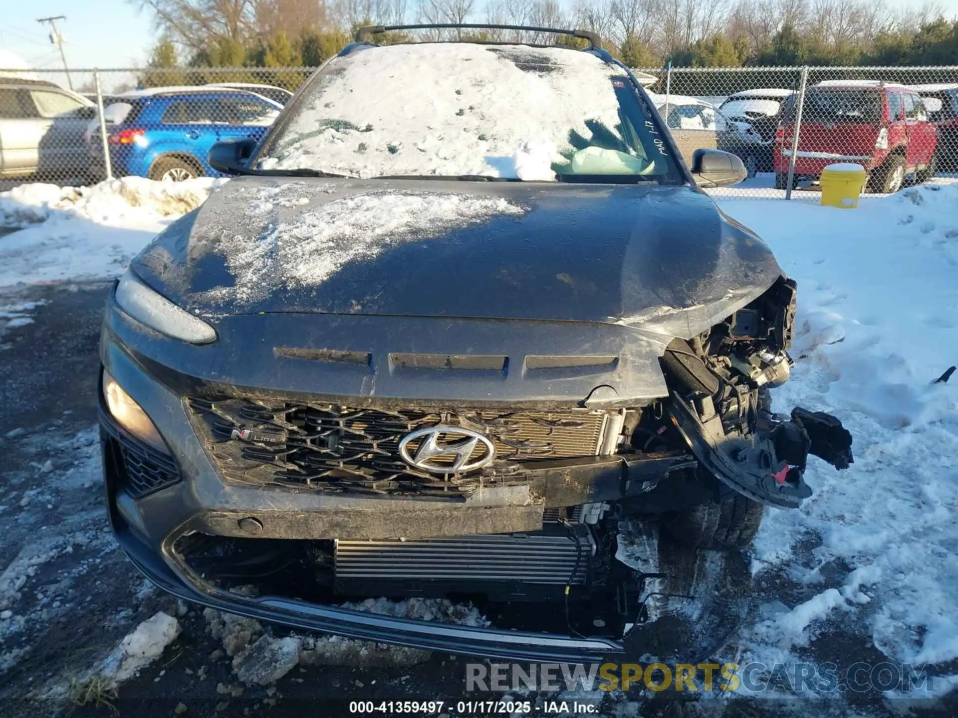12 Photograph of a damaged car KM8K33A31NU817693 HYUNDAI KONA 2022