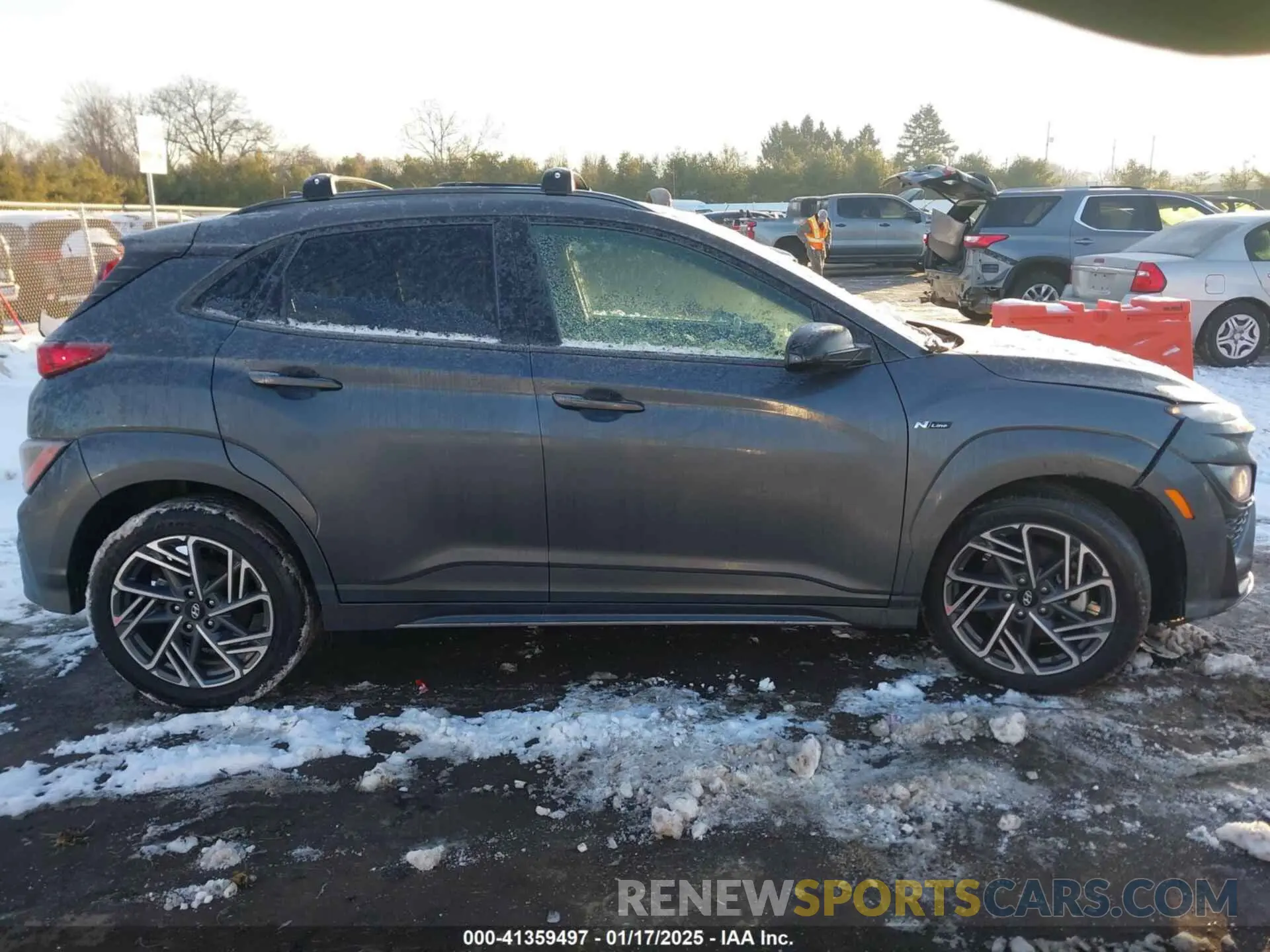 13 Photograph of a damaged car KM8K33A31NU817693 HYUNDAI KONA 2022