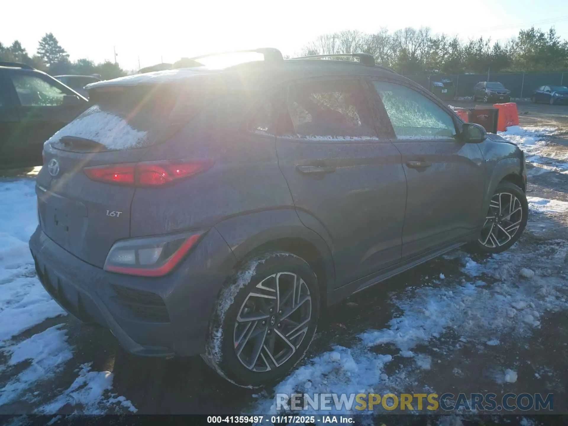 4 Photograph of a damaged car KM8K33A31NU817693 HYUNDAI KONA 2022