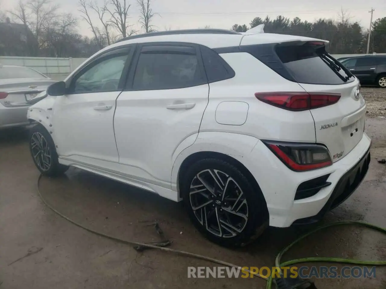 2 Photograph of a damaged car KM8K33A31NU828919 HYUNDAI KONA 2022