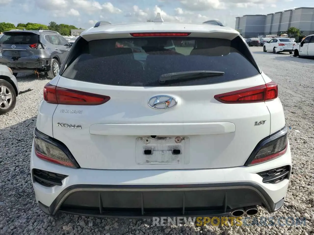 6 Photograph of a damaged car KM8K33A33NU867480 HYUNDAI KONA 2022