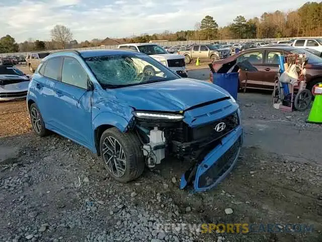 11 Photograph of a damaged car KM8K33A36NU917563 HYUNDAI KONA 2022