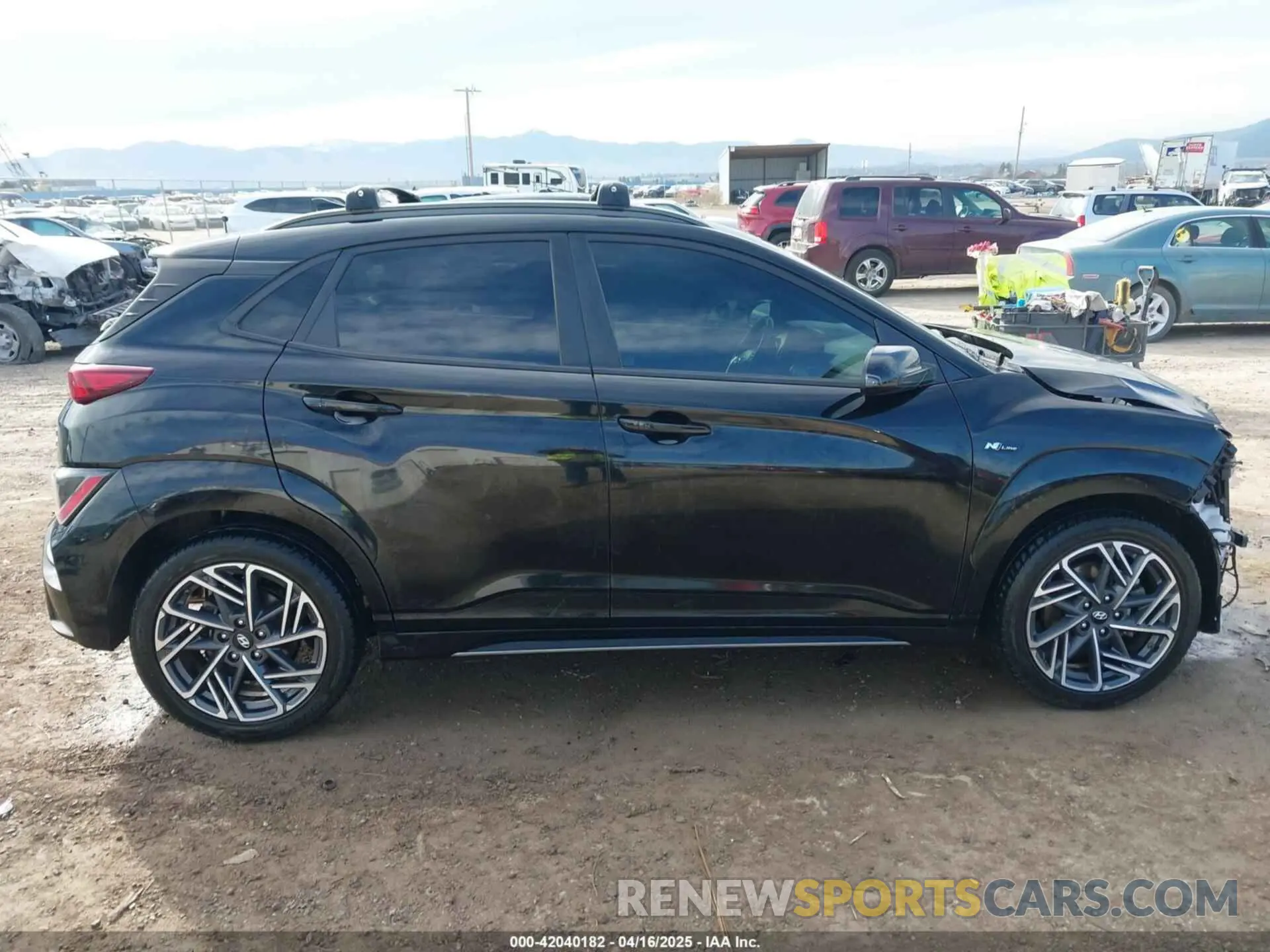 14 Photograph of a damaged car KM8K3CA30NU773377 HYUNDAI KONA 2022