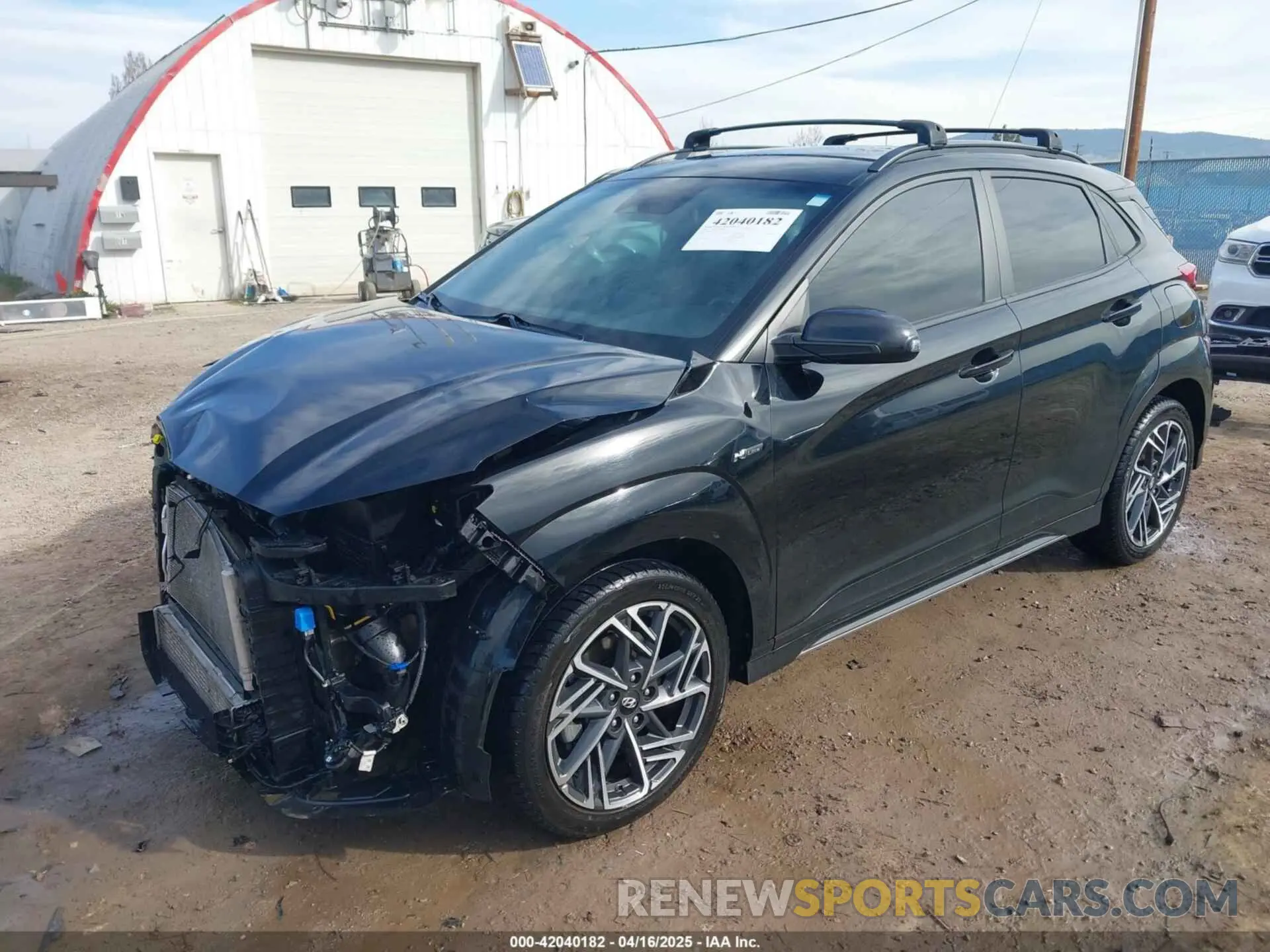 2 Photograph of a damaged car KM8K3CA30NU773377 HYUNDAI KONA 2022