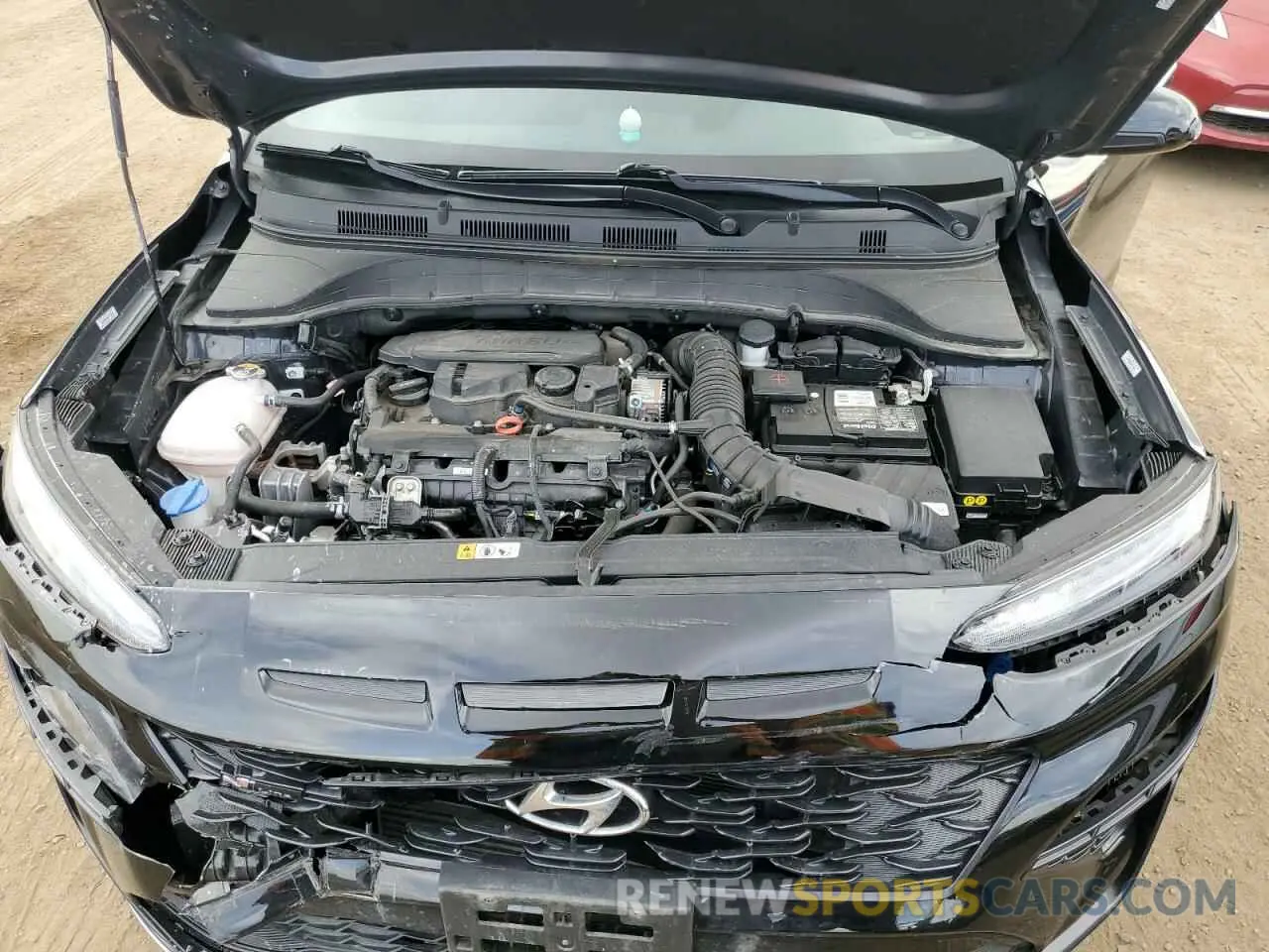 13 Photograph of a damaged car KM8K3CA30NU868957 HYUNDAI KONA 2022