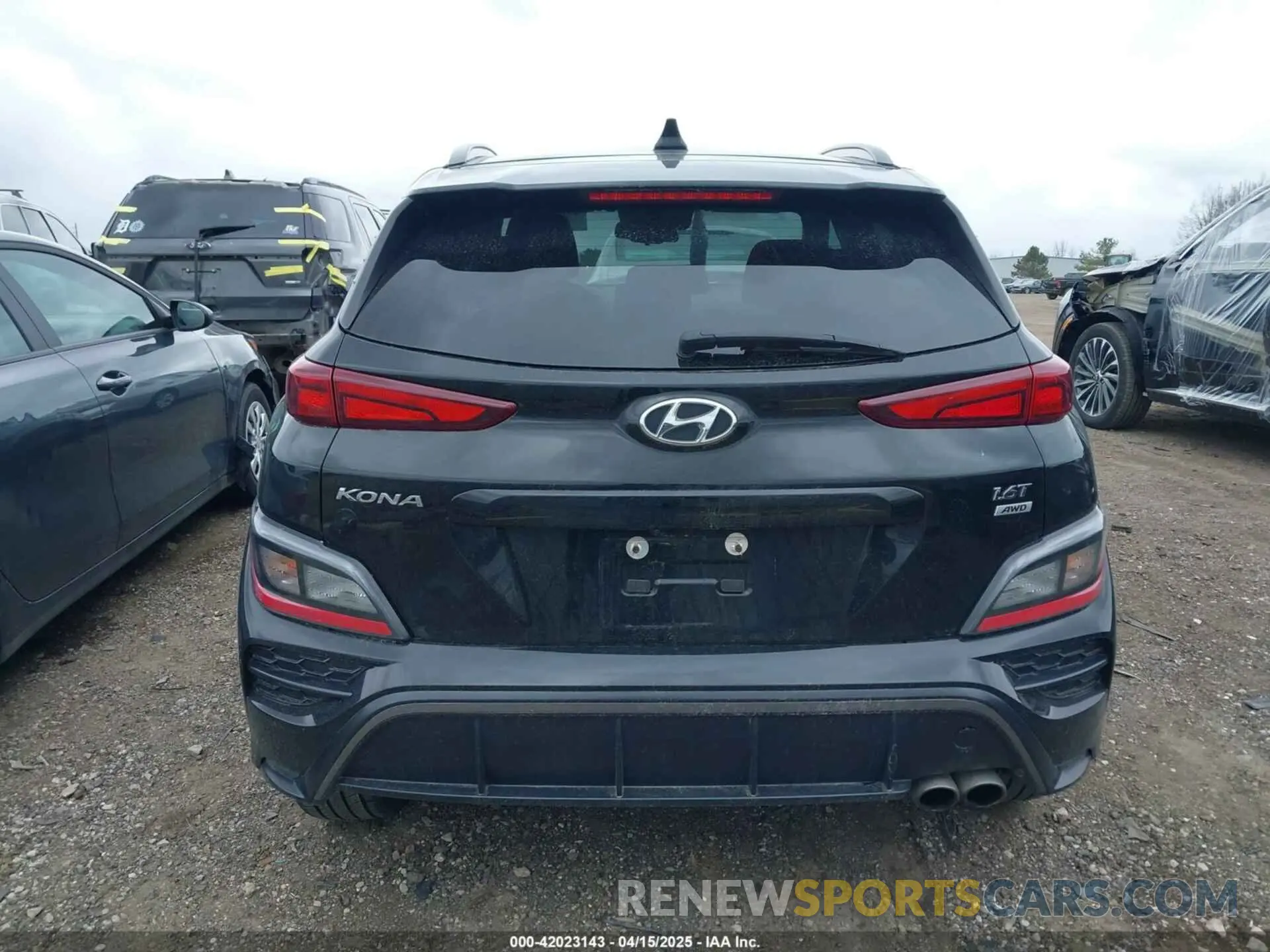 16 Photograph of a damaged car KM8K3CA31NU785456 HYUNDAI KONA 2022