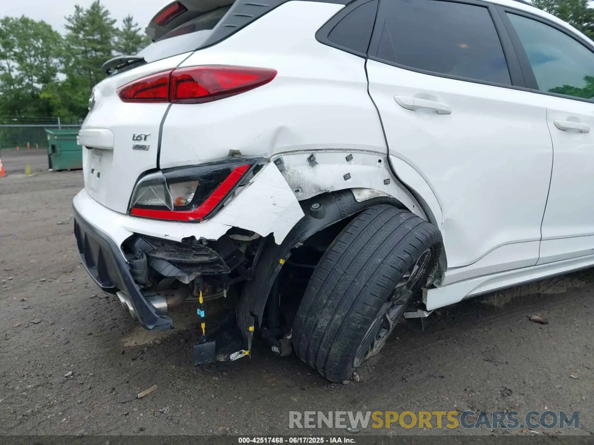 6 Photograph of a damaged car KM8K3CA31NU840813 HYUNDAI KONA 2022