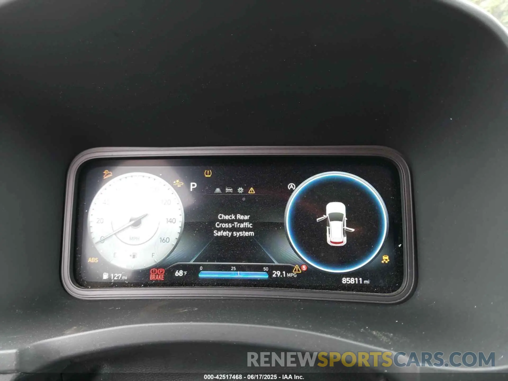 7 Photograph of a damaged car KM8K3CA31NU840813 HYUNDAI KONA 2022