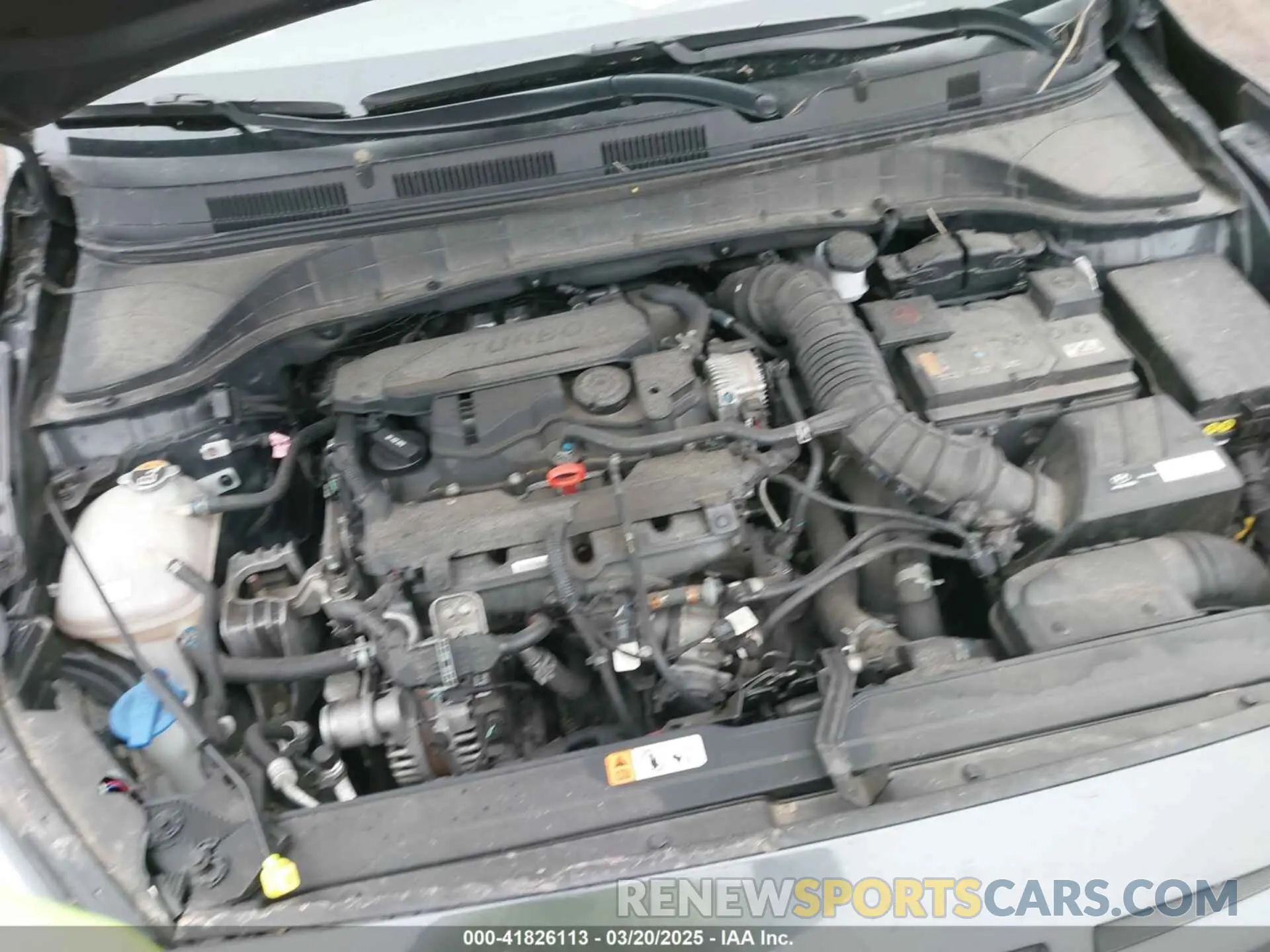 10 Photograph of a damaged car KM8K3CA32NU923862 HYUNDAI KONA 2022