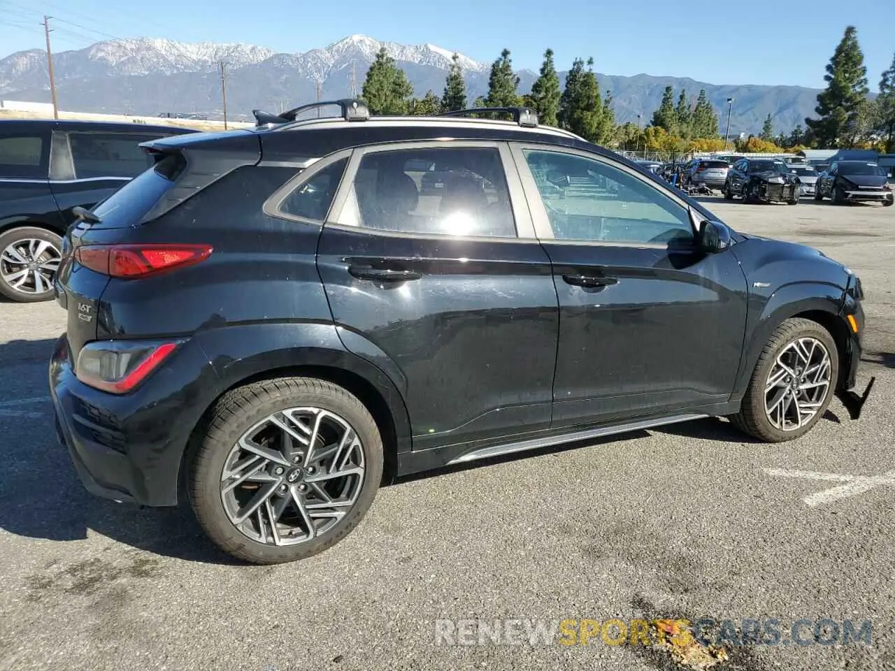 3 Photograph of a damaged car KM8K3CA33NU855586 HYUNDAI KONA 2022