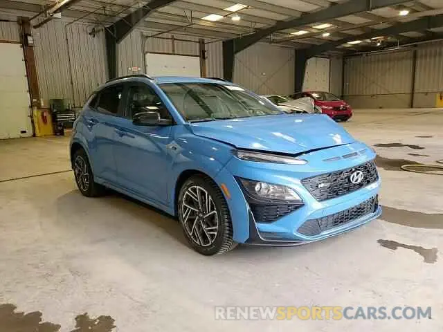 13 Photograph of a damaged car KM8K3CA34NU902544 HYUNDAI KONA 2022