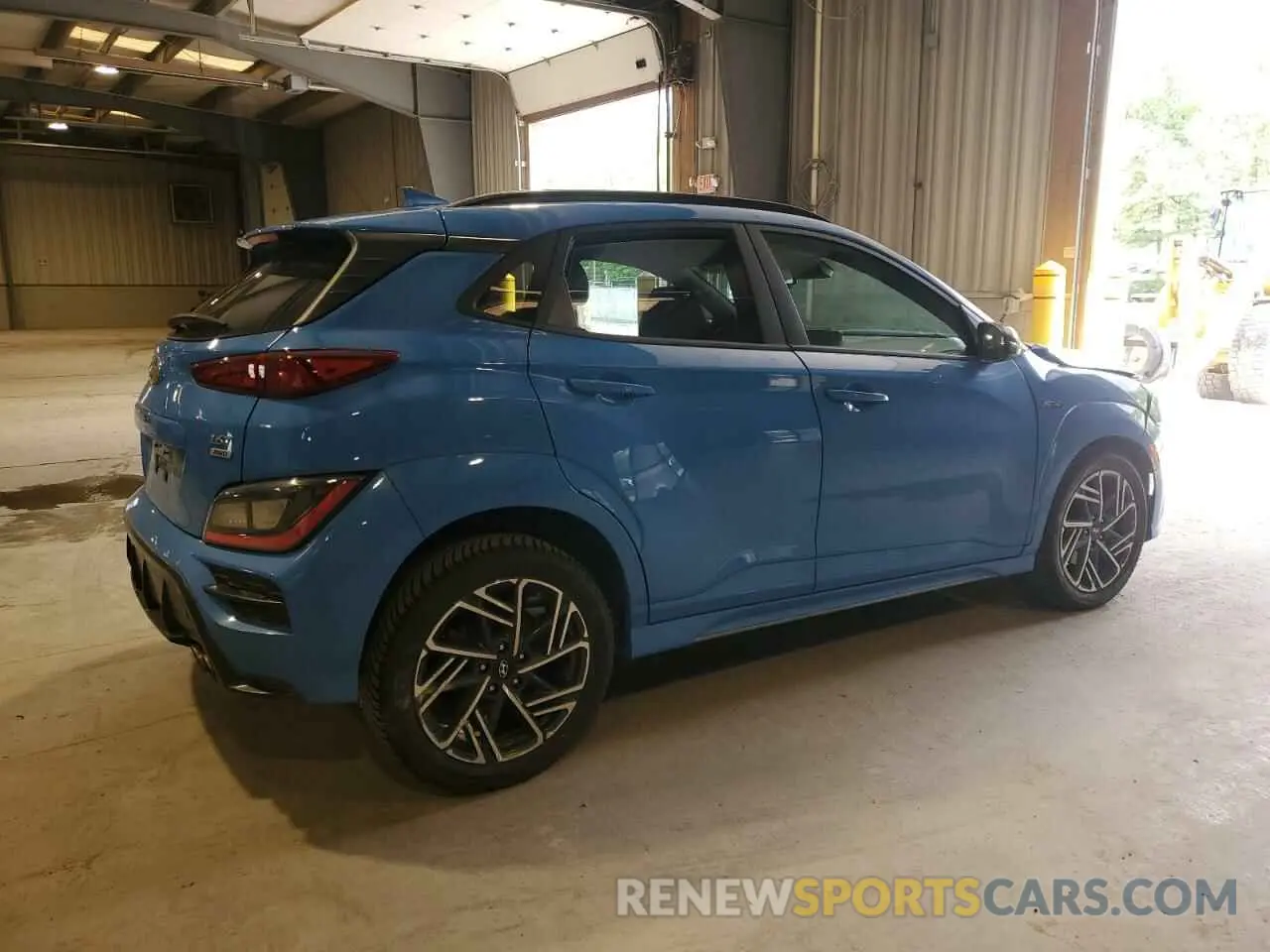 3 Photograph of a damaged car KM8K3CA34NU902544 HYUNDAI KONA 2022