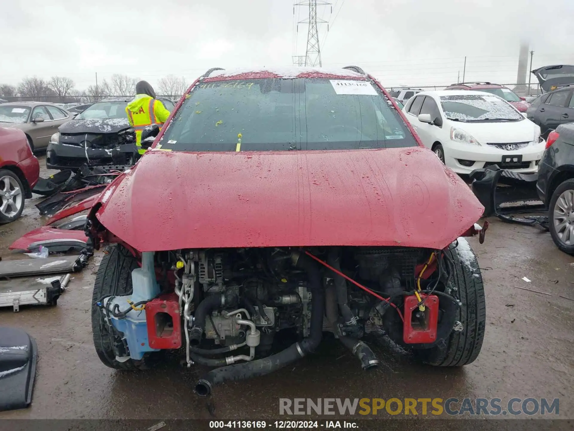 13 Photograph of a damaged car KM8K3CA39NU799962 HYUNDAI KONA 2022
