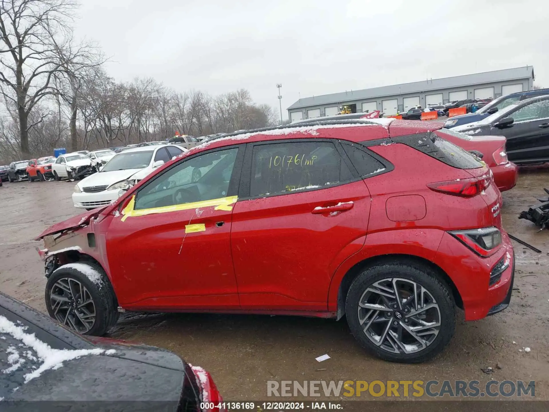 15 Photograph of a damaged car KM8K3CA39NU799962 HYUNDAI KONA 2022