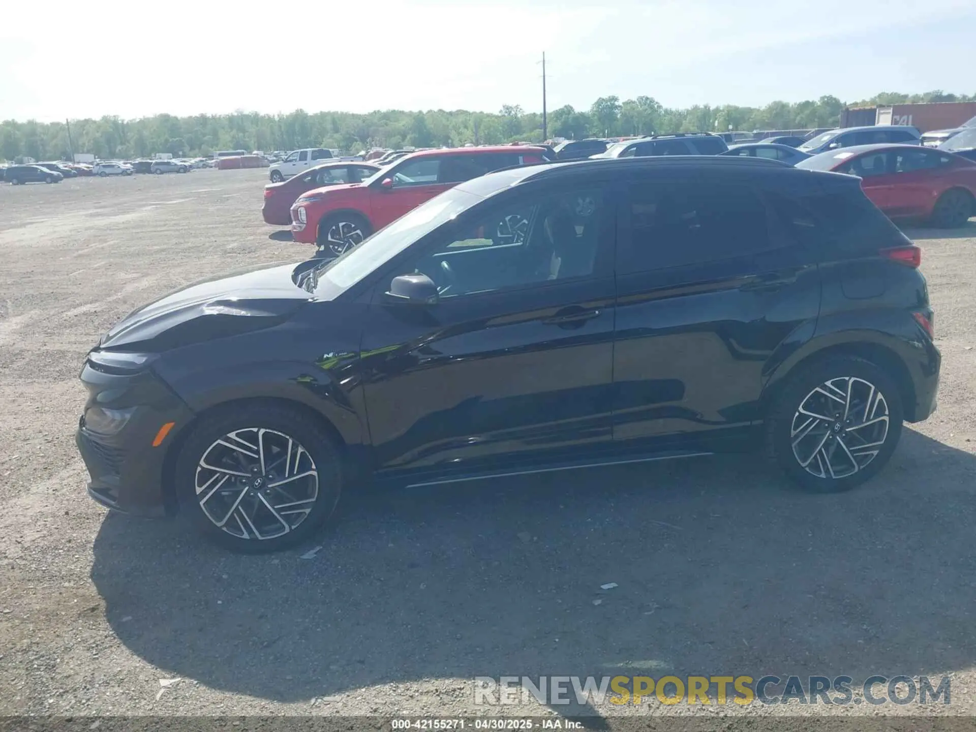 14 Photograph of a damaged car KM8K3CA39NU856368 HYUNDAI KONA 2022