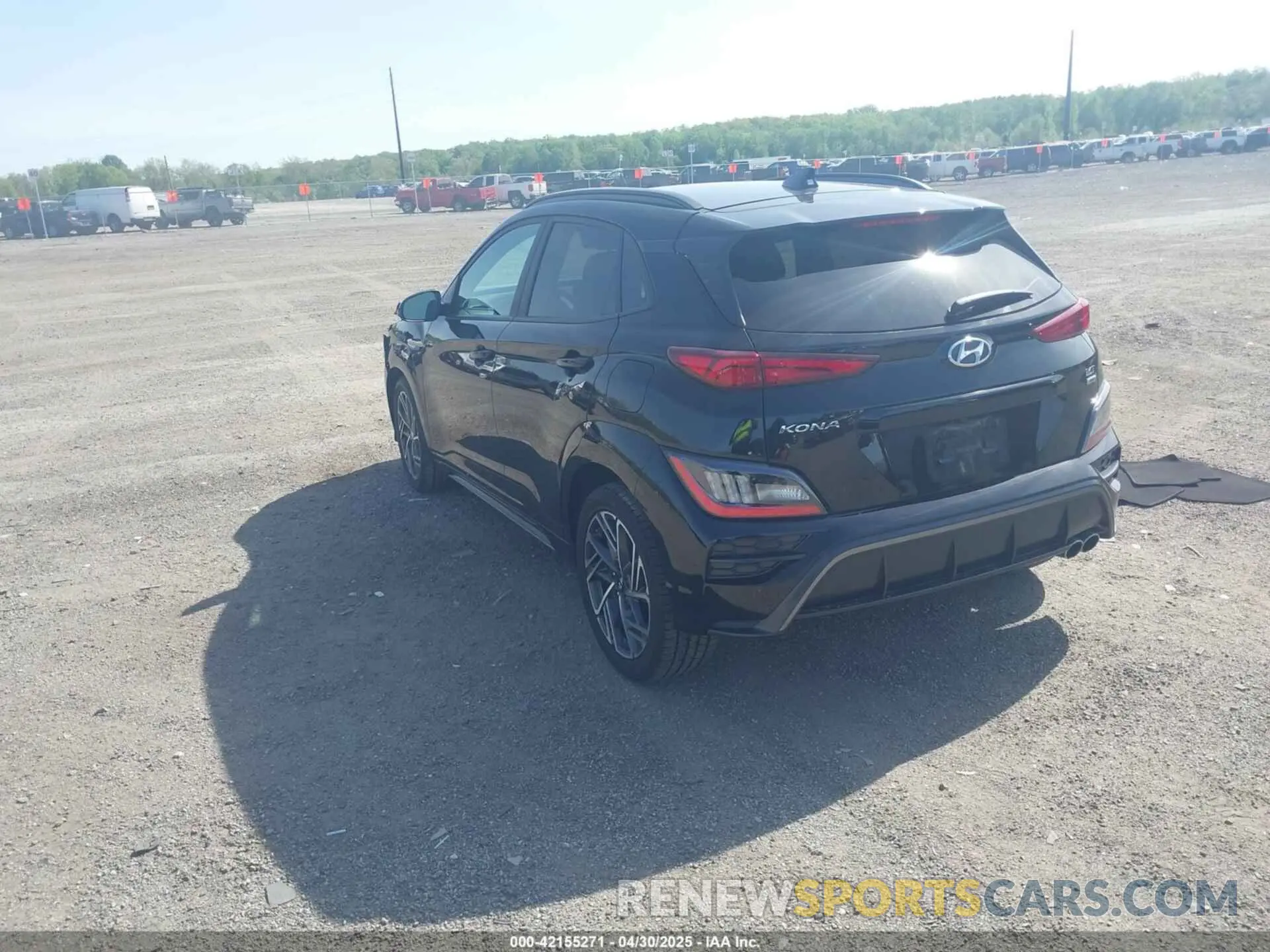 3 Photograph of a damaged car KM8K3CA39NU856368 HYUNDAI KONA 2022