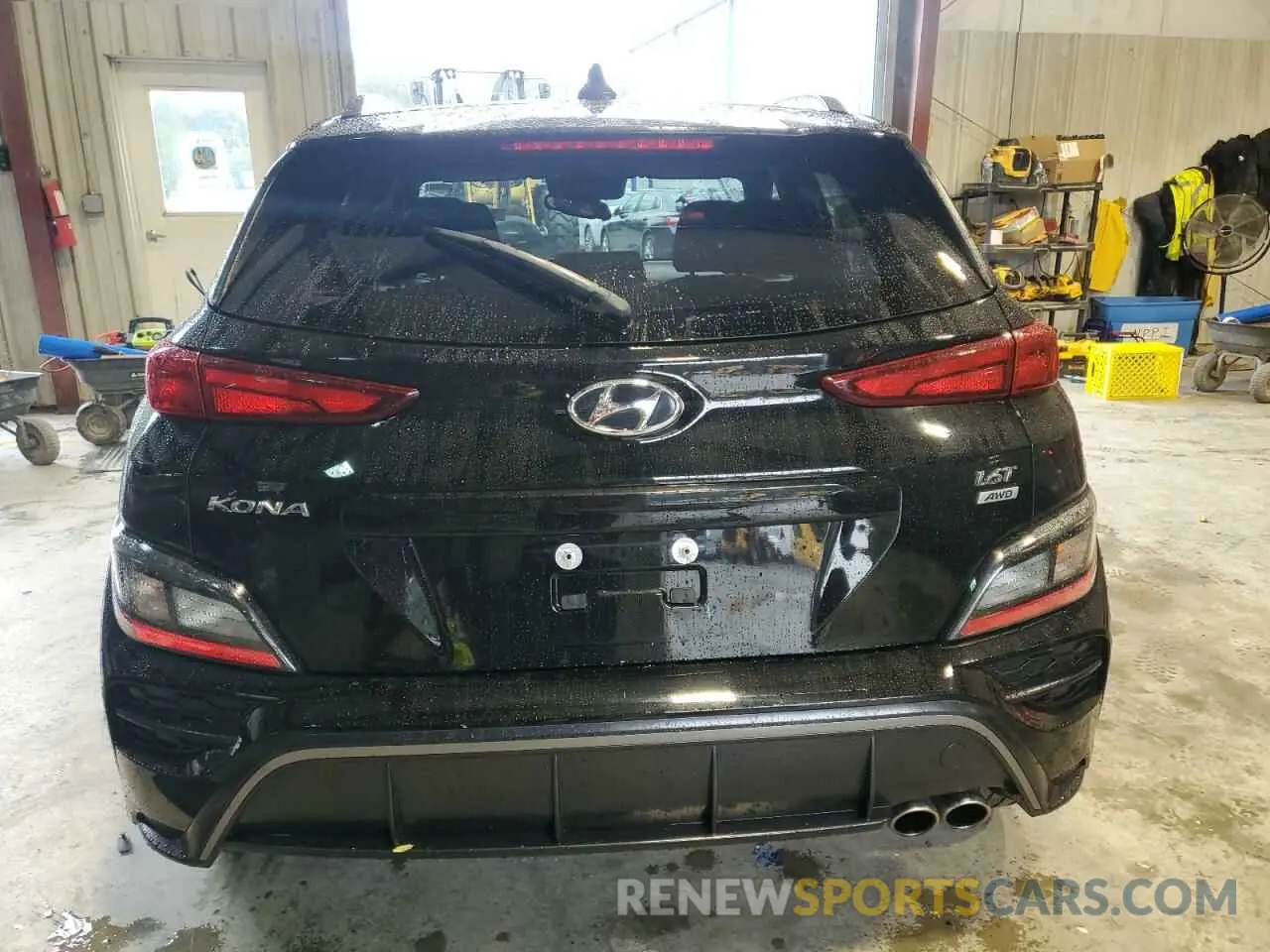 6 Photograph of a damaged car KM8K3CA39NU862042 HYUNDAI KONA 2022