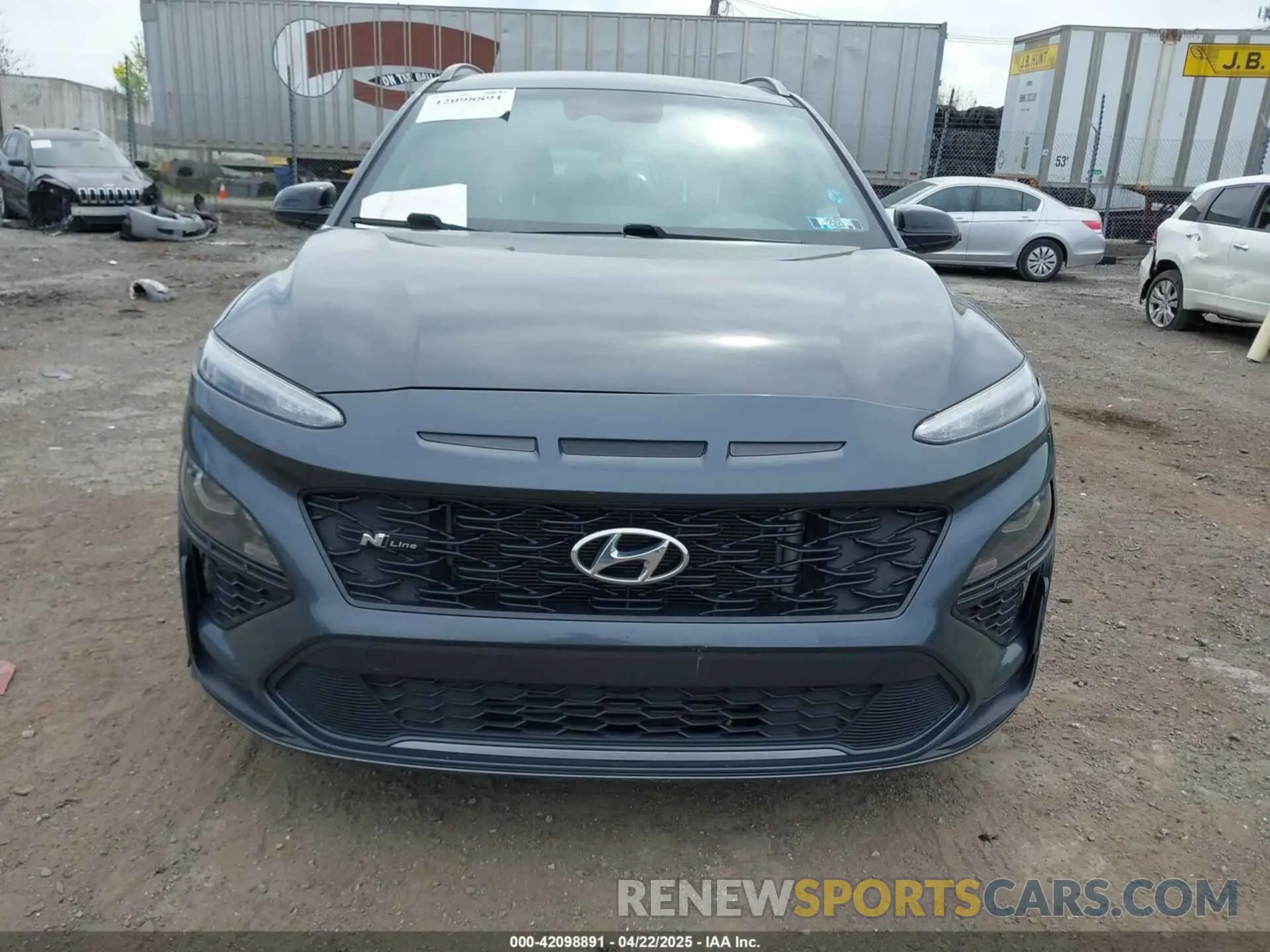 11 Photograph of a damaged car KM8K3CA3XNU774519 HYUNDAI KONA 2022