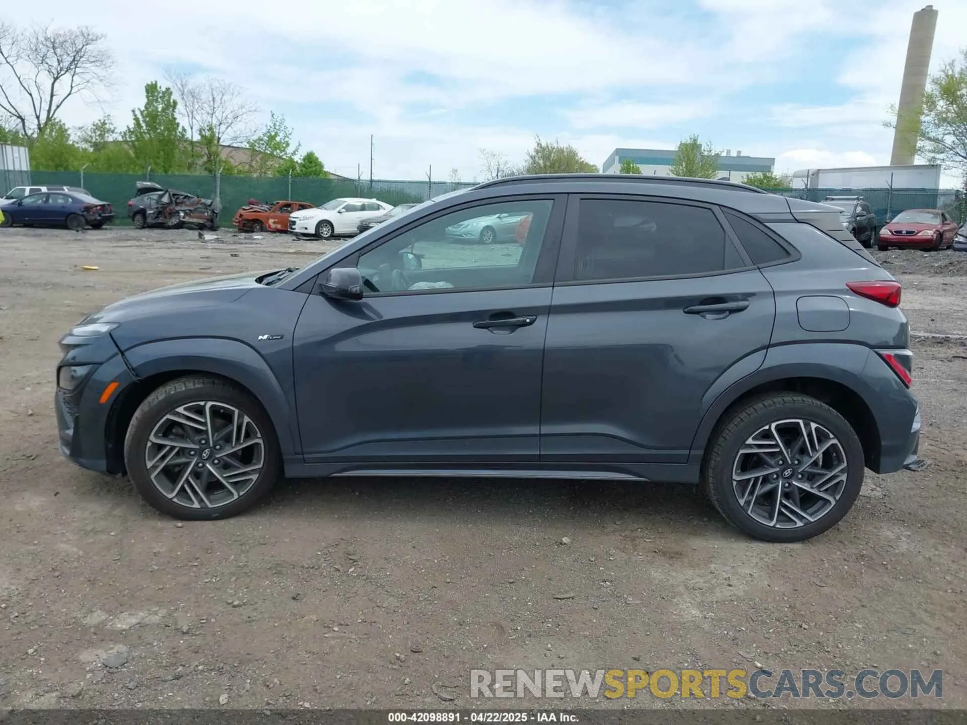 13 Photograph of a damaged car KM8K3CA3XNU774519 HYUNDAI KONA 2022