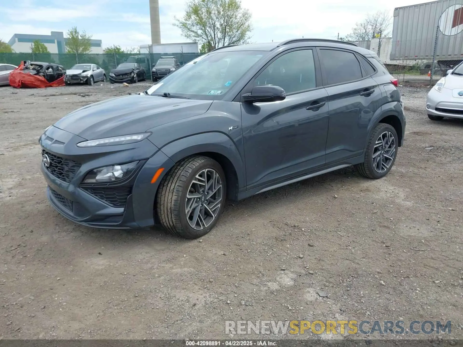 2 Photograph of a damaged car KM8K3CA3XNU774519 HYUNDAI KONA 2022