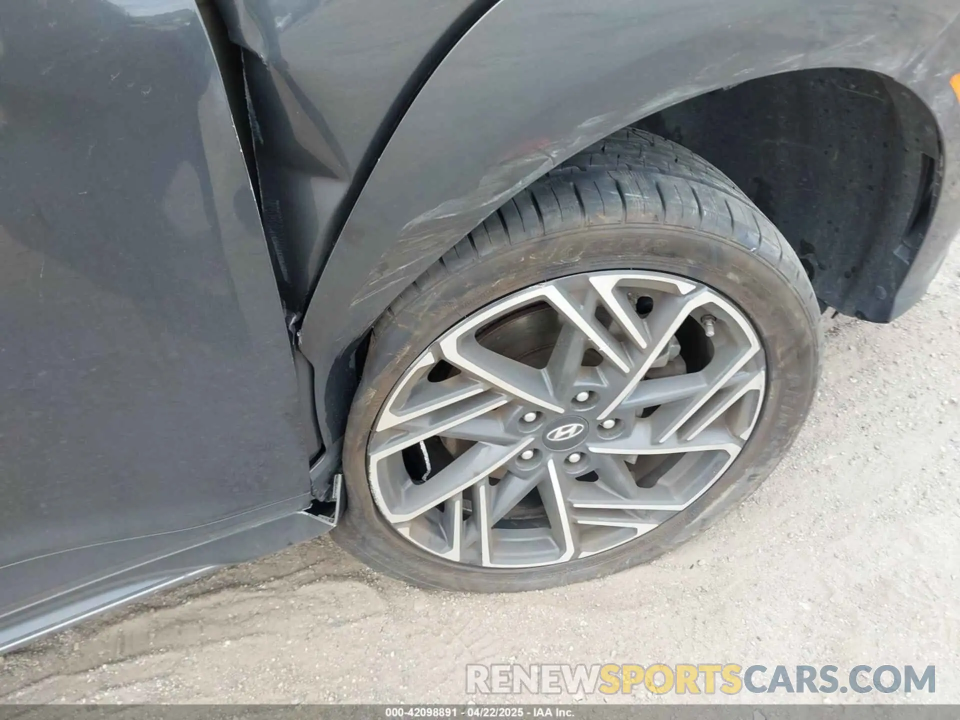6 Photograph of a damaged car KM8K3CA3XNU774519 HYUNDAI KONA 2022