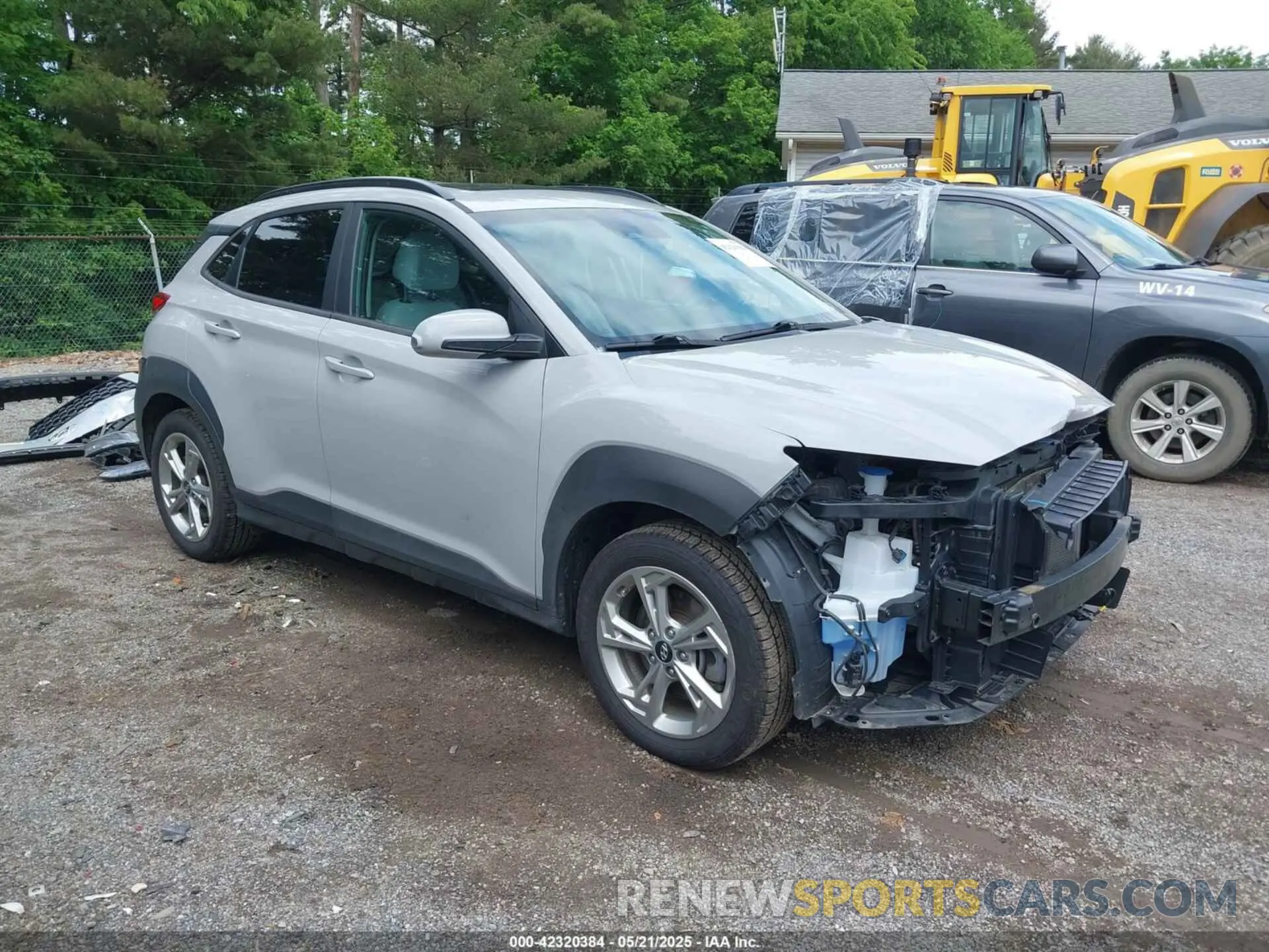 1 Photograph of a damaged car KM8K3CAB0NU901527 HYUNDAI KONA 2022