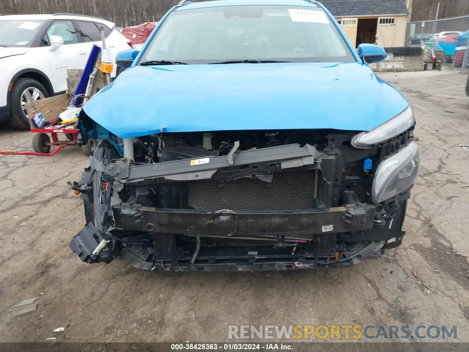 13 Photograph of a damaged car KM8K3CAB1NU762587 HYUNDAI KONA 2022
