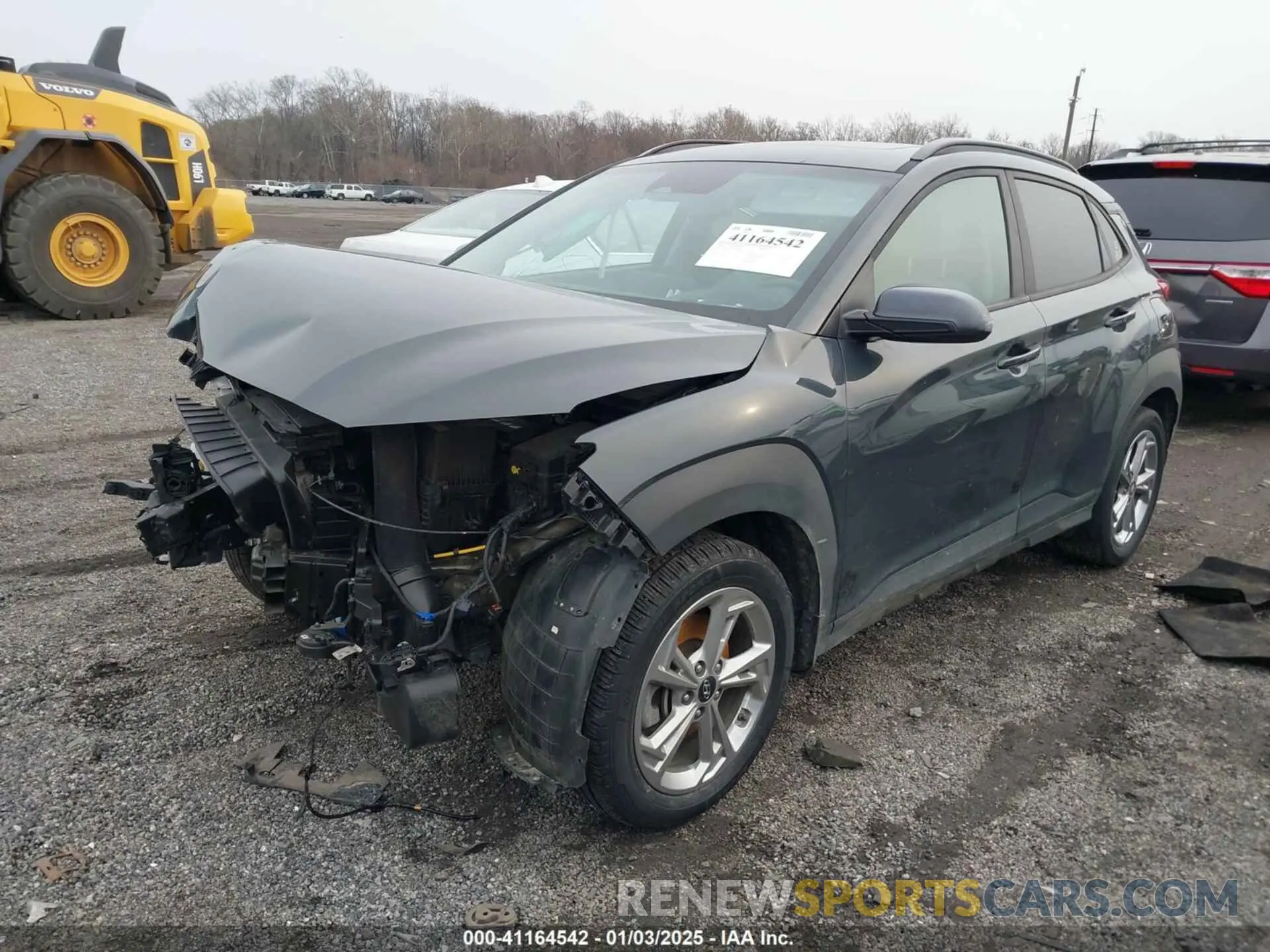 2 Photograph of a damaged car KM8K3CAB1NU862415 HYUNDAI KONA 2022