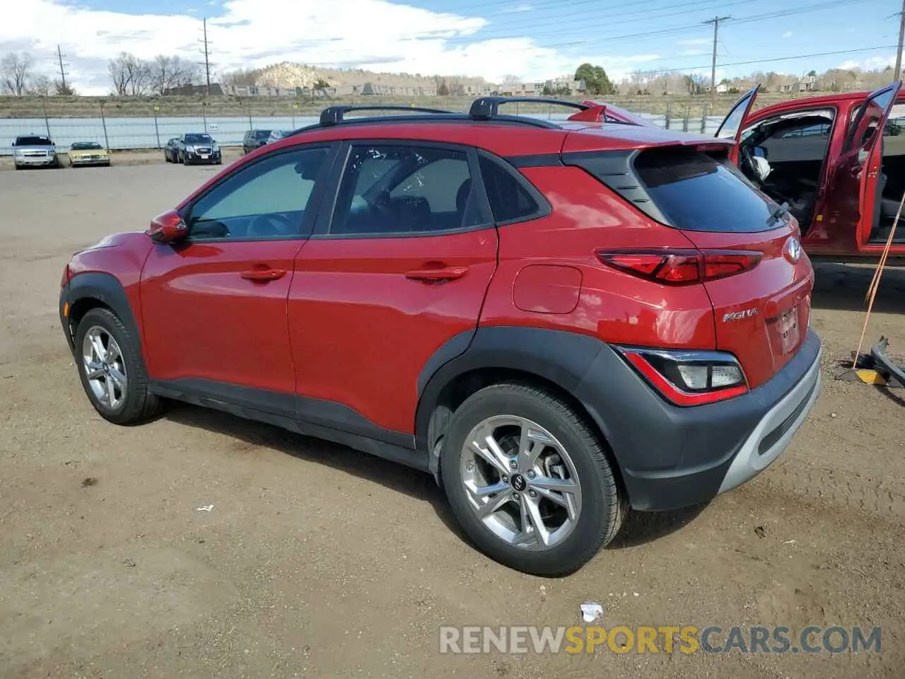 2 Photograph of a damaged car KM8K3CAB2NU757141 HYUNDAI KONA 2022