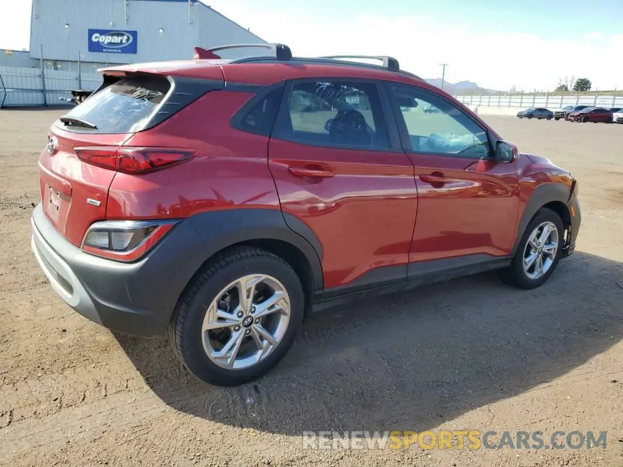 3 Photograph of a damaged car KM8K3CAB2NU757141 HYUNDAI KONA 2022