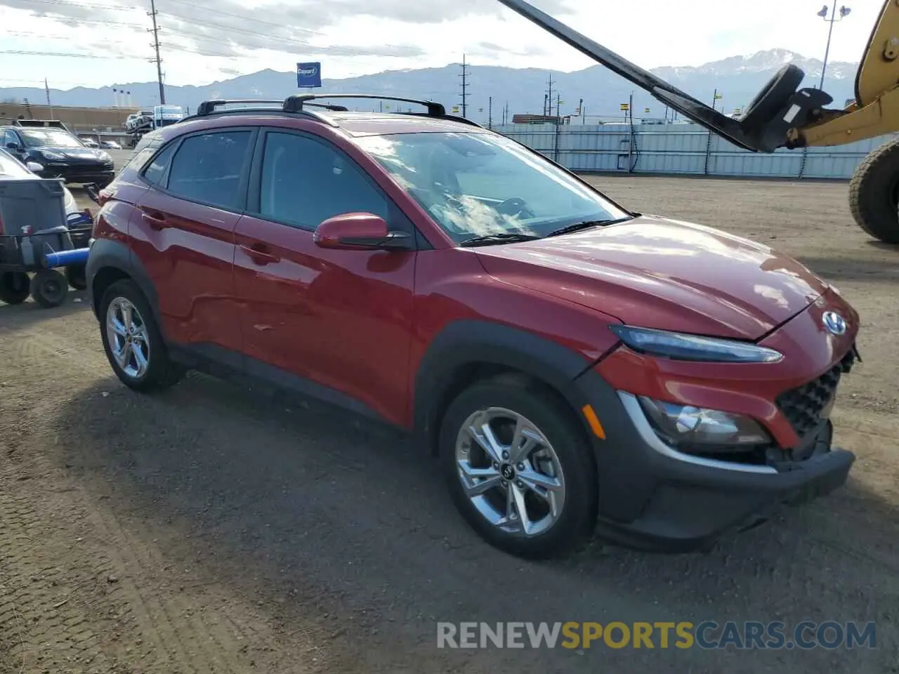 4 Photograph of a damaged car KM8K3CAB2NU757141 HYUNDAI KONA 2022