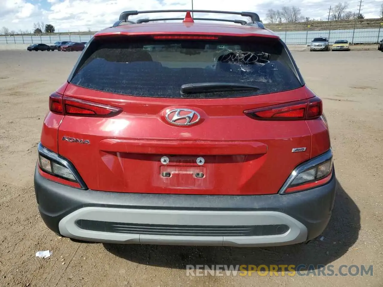 6 Photograph of a damaged car KM8K3CAB2NU757141 HYUNDAI KONA 2022