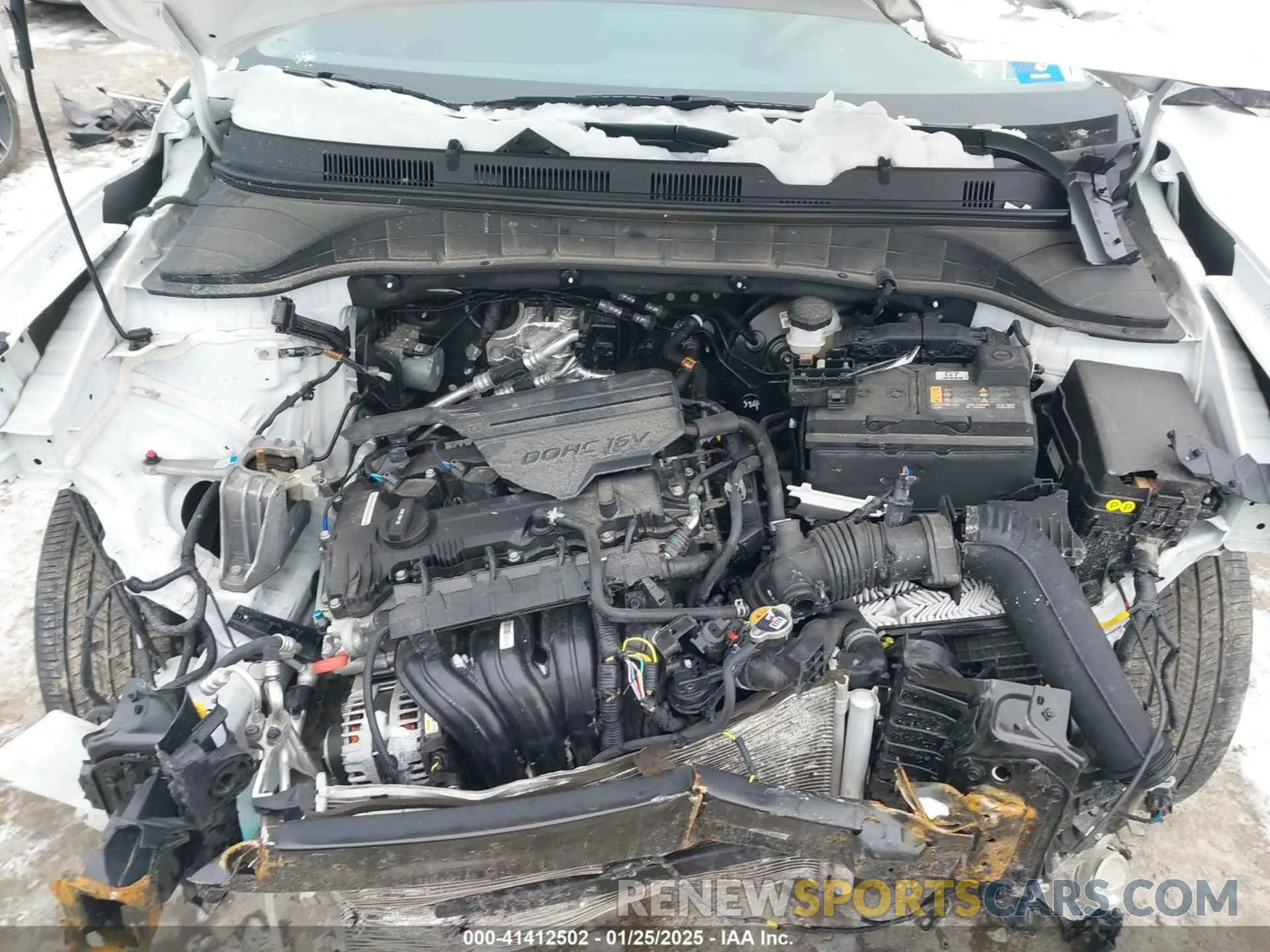 10 Photograph of a damaged car KM8K3CAB3NU786387 HYUNDAI KONA 2022