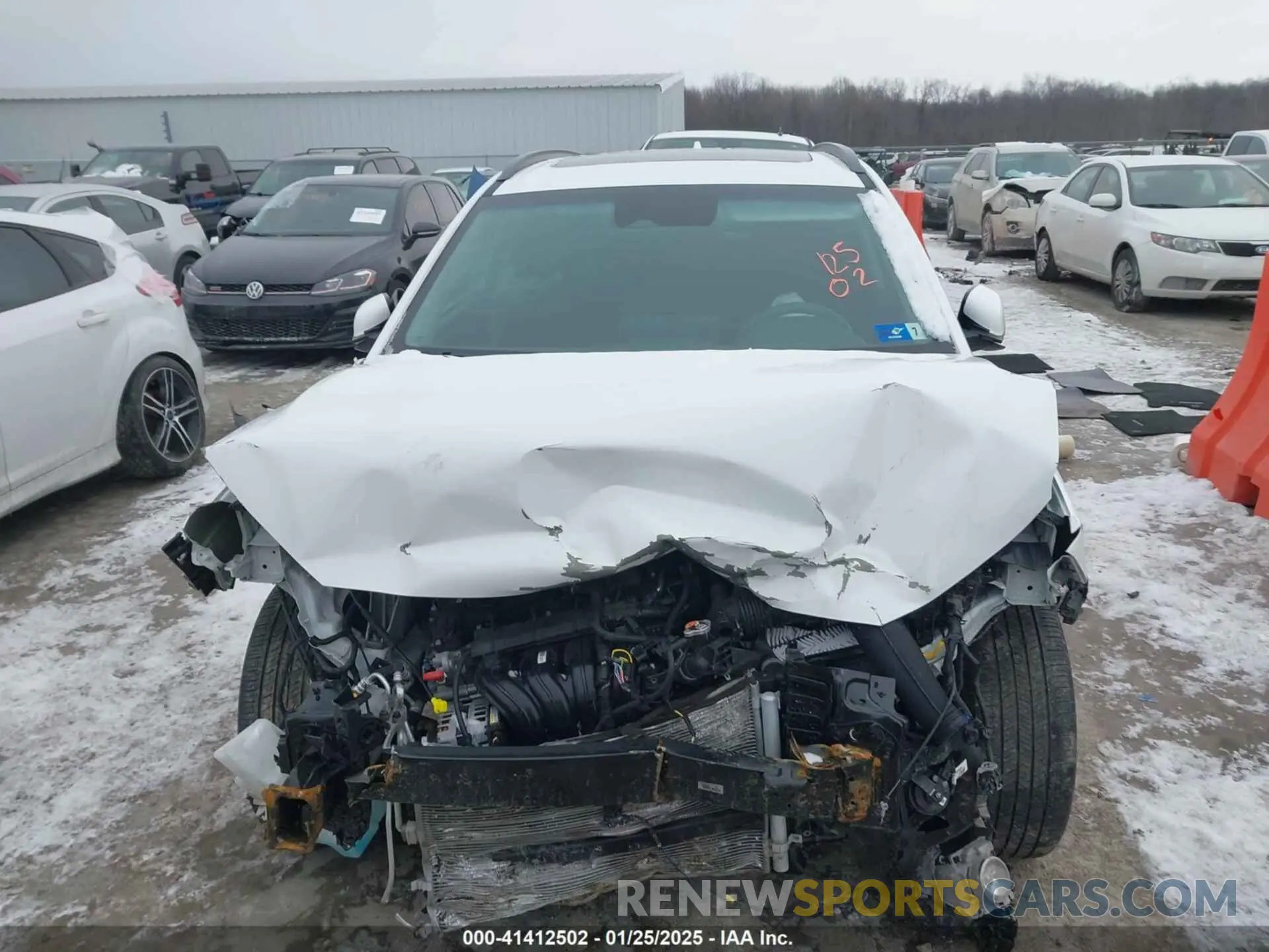 13 Photograph of a damaged car KM8K3CAB3NU786387 HYUNDAI KONA 2022