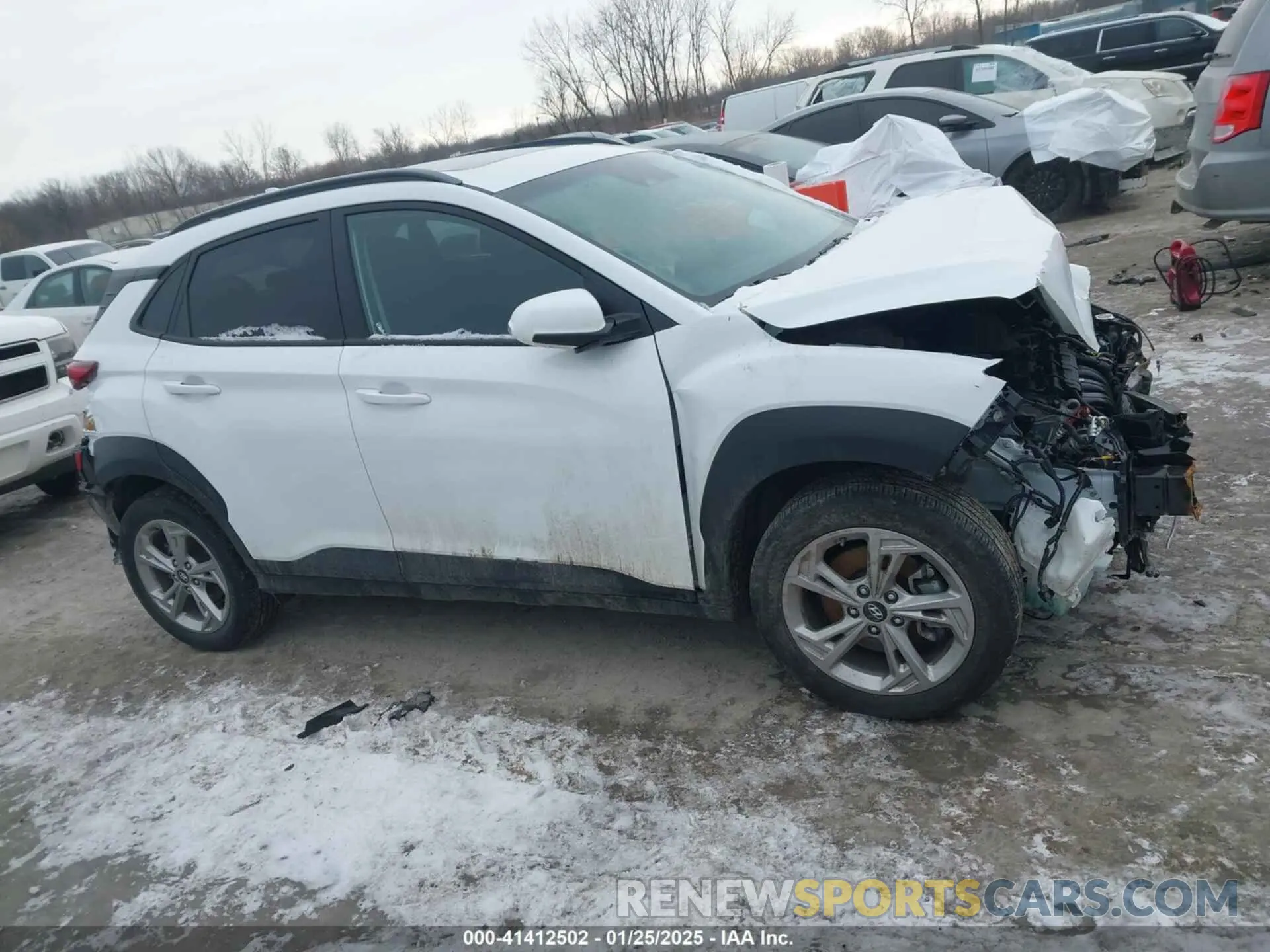 14 Photograph of a damaged car KM8K3CAB3NU786387 HYUNDAI KONA 2022