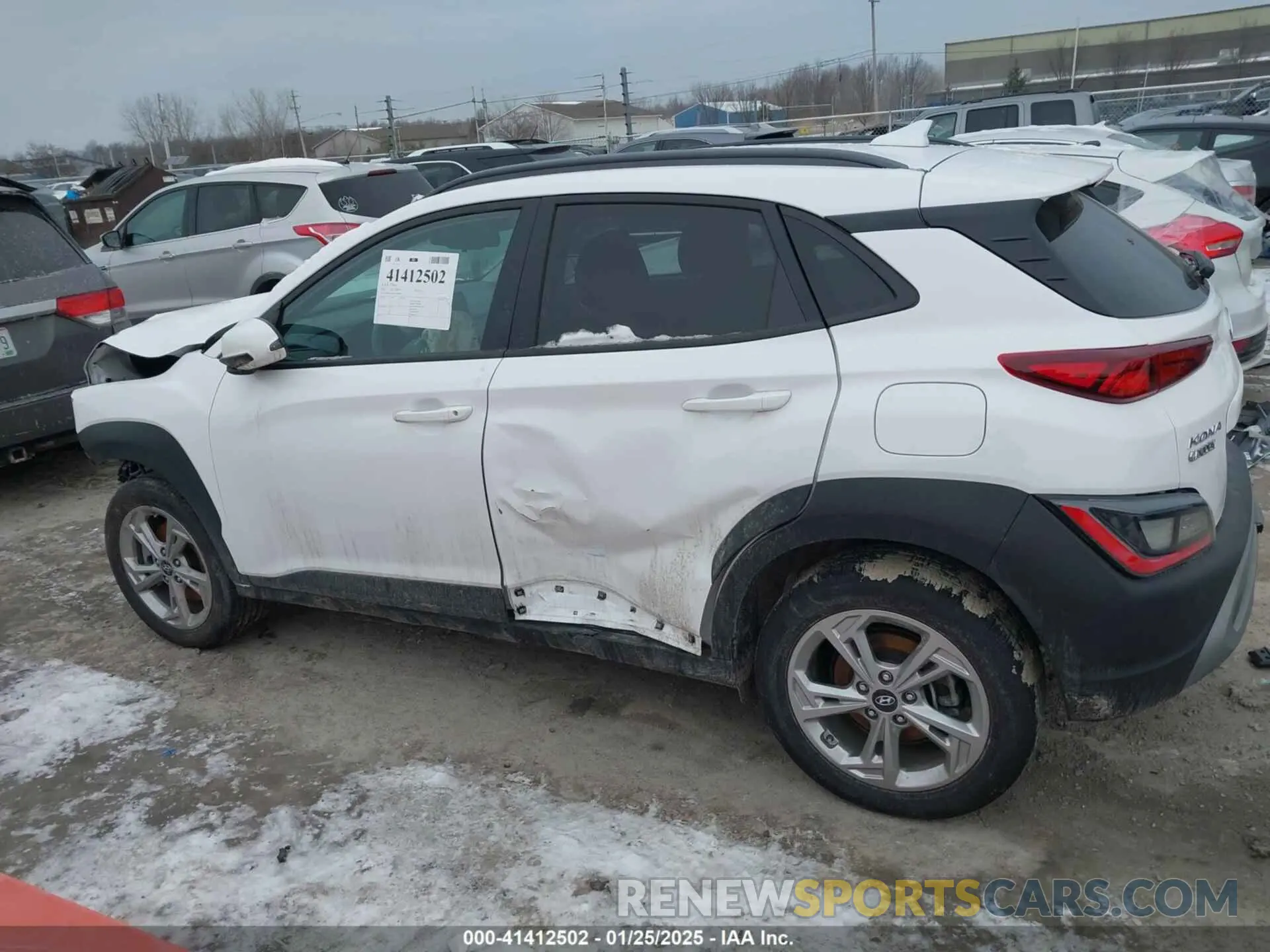 15 Photograph of a damaged car KM8K3CAB3NU786387 HYUNDAI KONA 2022