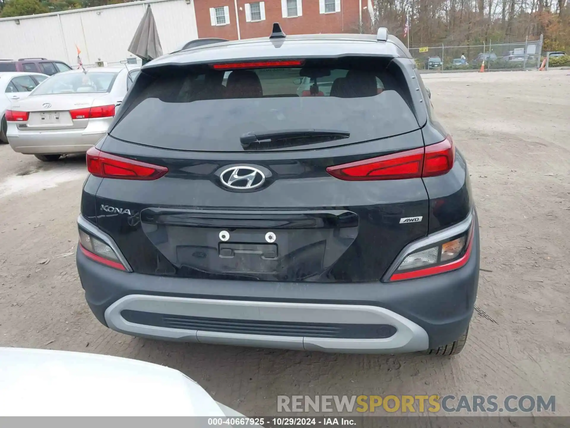 16 Photograph of a damaged car KM8K3CAB5NU897877 HYUNDAI KONA 2022