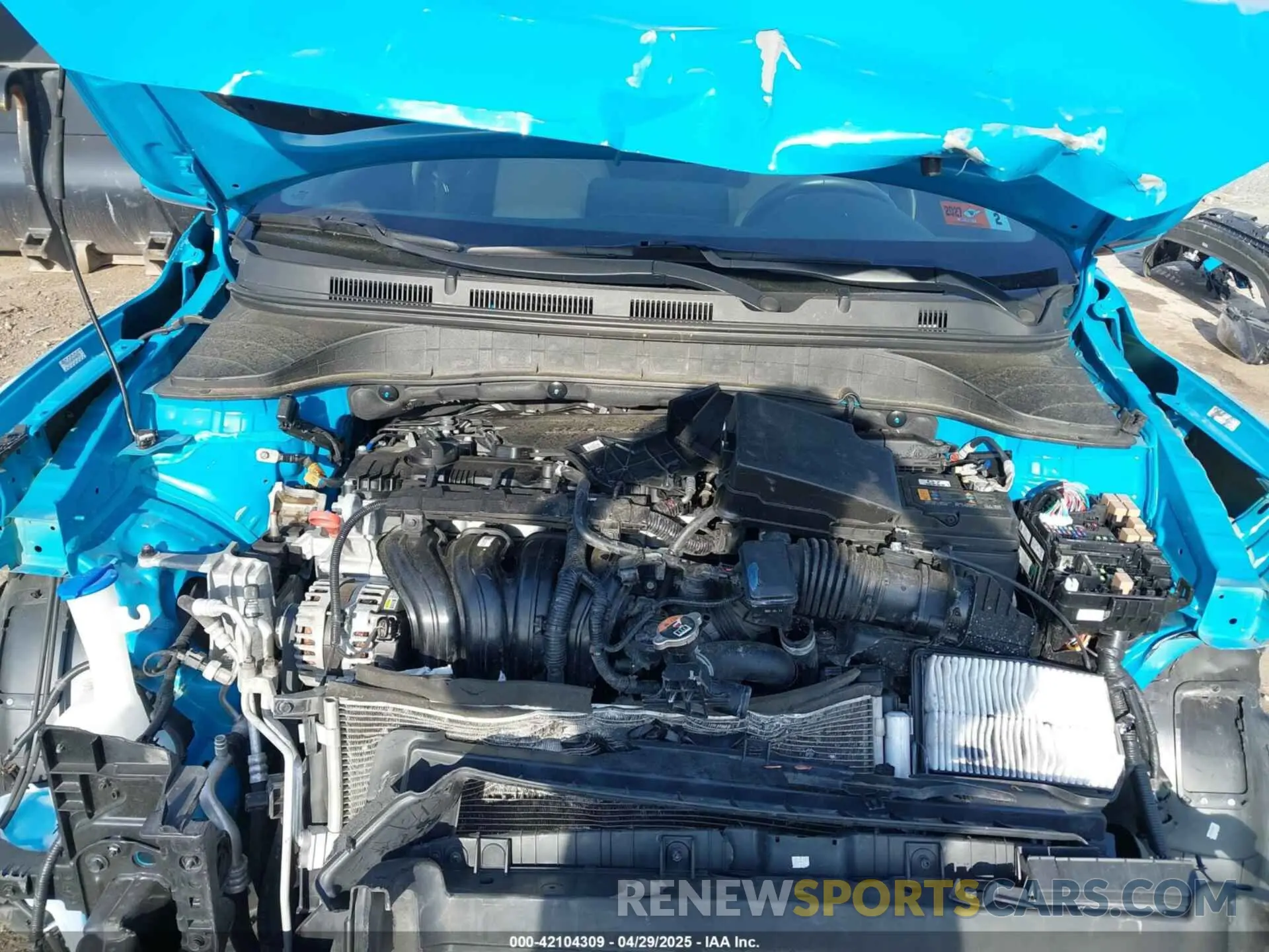 10 Photograph of a damaged car KM8K3CAB5NU903239 HYUNDAI KONA 2022