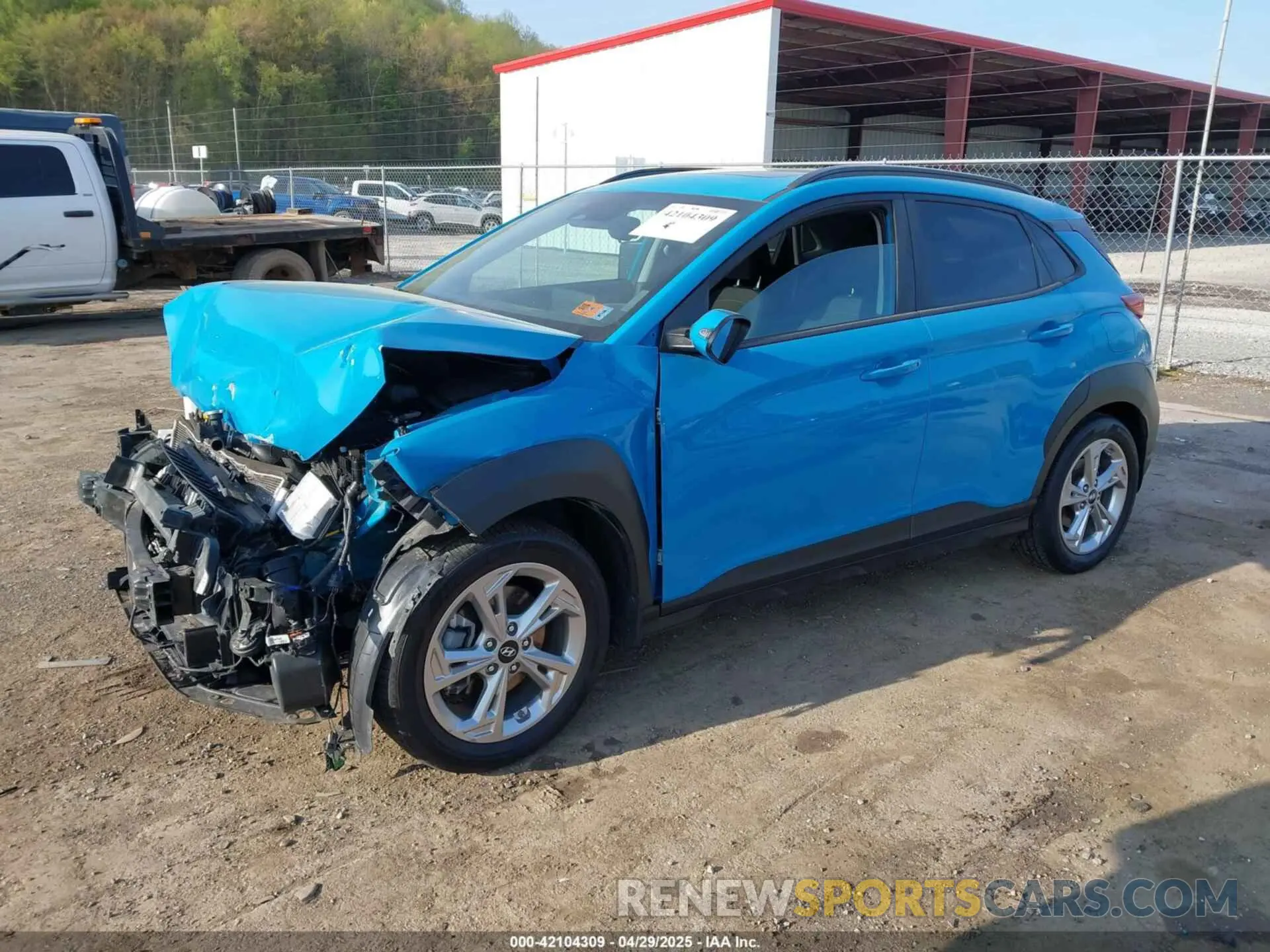 2 Photograph of a damaged car KM8K3CAB5NU903239 HYUNDAI KONA 2022