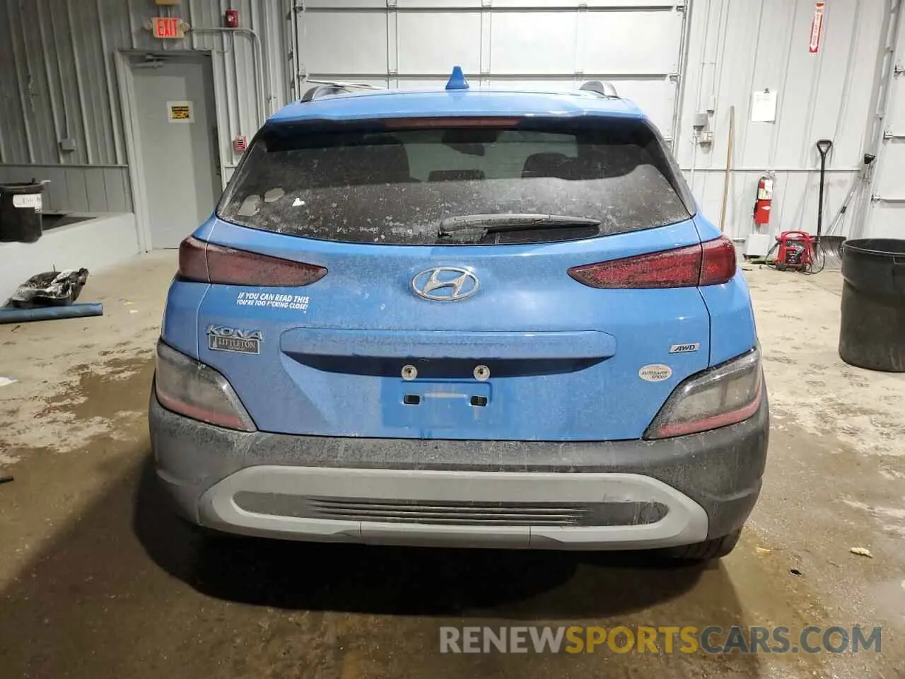 6 Photograph of a damaged car KM8K3CAB6NU818846 HYUNDAI KONA 2022