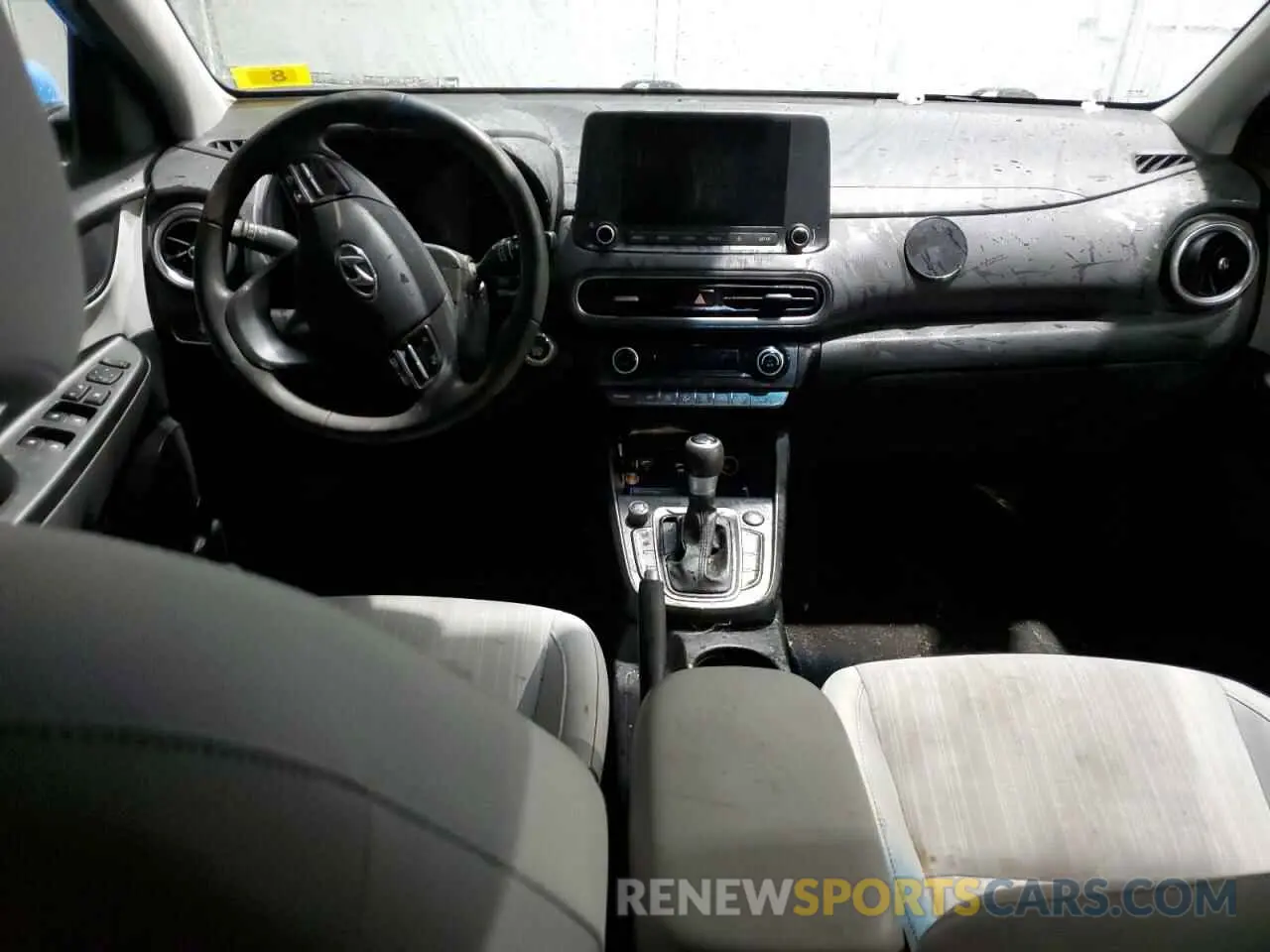 8 Photograph of a damaged car KM8K3CAB6NU818846 HYUNDAI KONA 2022