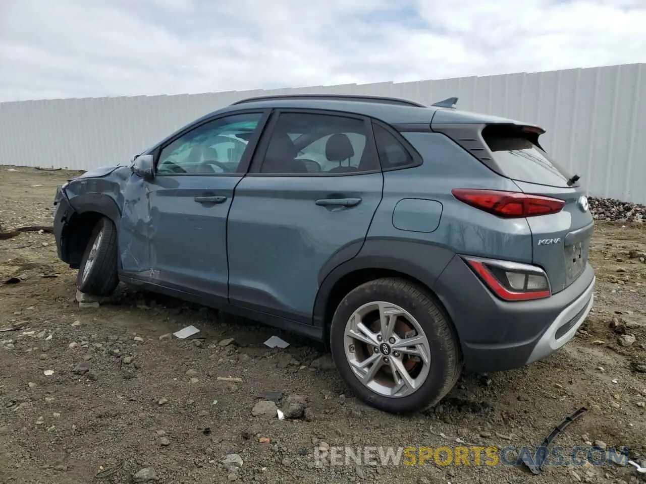 2 Photograph of a damaged car KM8K3CAB7NU900293 HYUNDAI KONA 2022