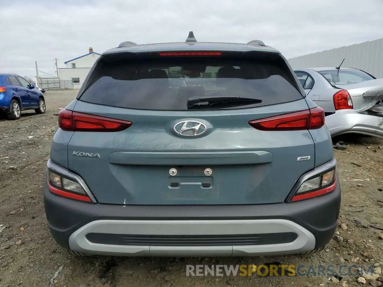 6 Photograph of a damaged car KM8K3CAB7NU900293 HYUNDAI KONA 2022